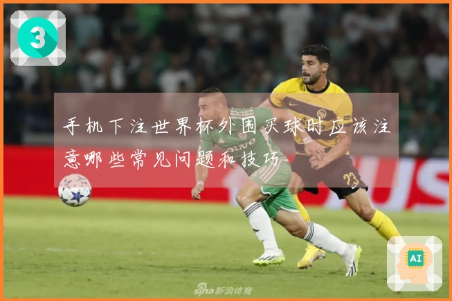 手机下注世界杯外围买球时应该注意哪些常见问题和技巧